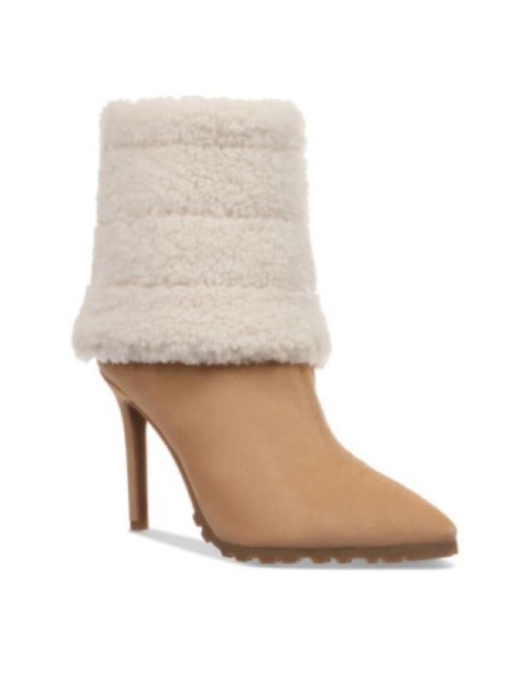 Thalia Sodi Faux Shearling Boot Rylie Camel size 12